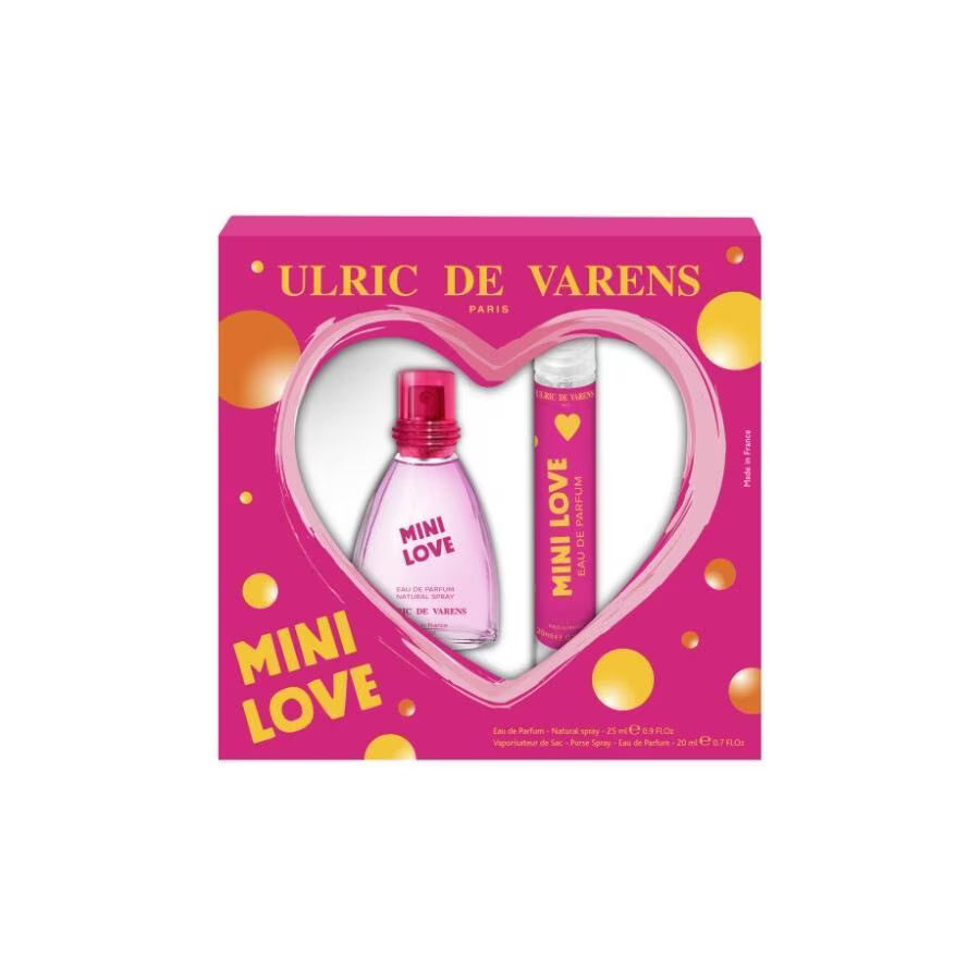 Mini Love 2 stuks - Eau de Parfum + Mini Spray - giftset - Valentijn - Liefde.