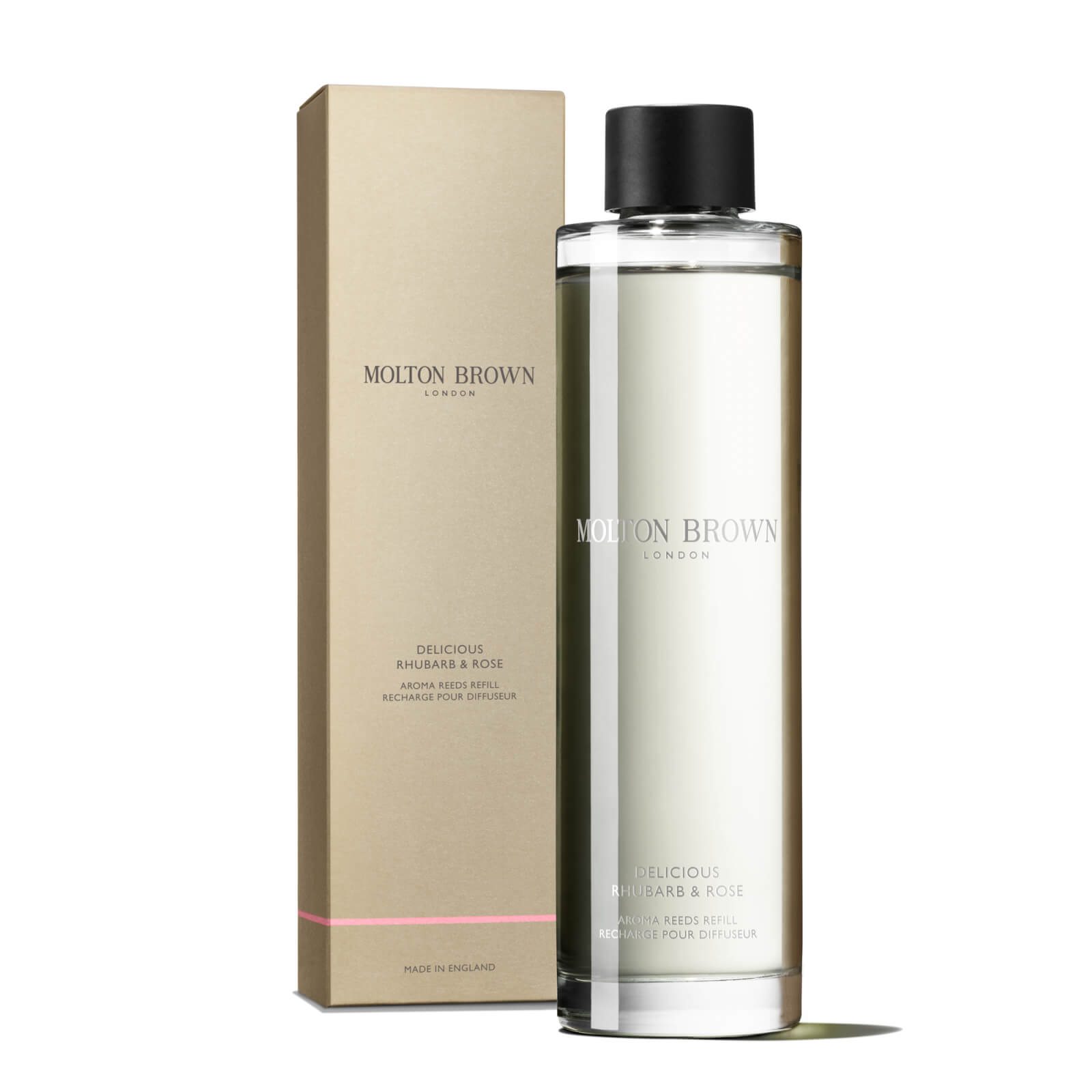 - Delicious Rhubarb & Rose Aroma Reeds Refill - 150 ml - Geurstokjes