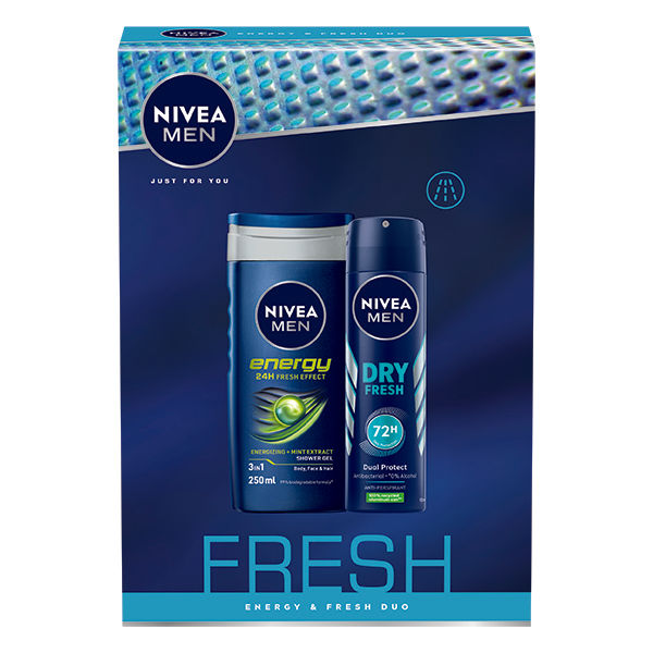 MEN Fresh Geschenkset Mannen - Cadeau Man - Giftset met Douchegel en Deodorant - Kerst Kado - Kerstcadeau