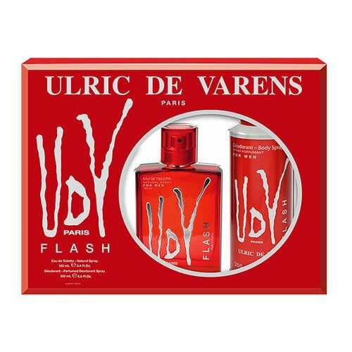 - UDV Flash - Geschenkset - Herenparfum 100ml & Deodorant 200ml