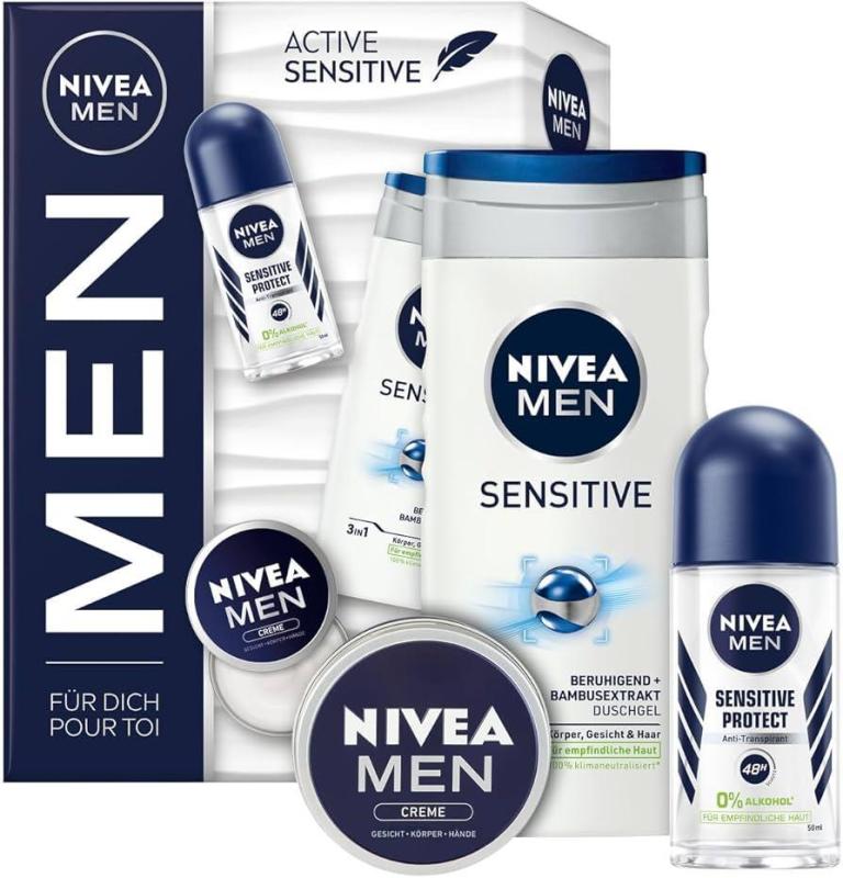 Men Active Sensitive Geschenkset 3-delig