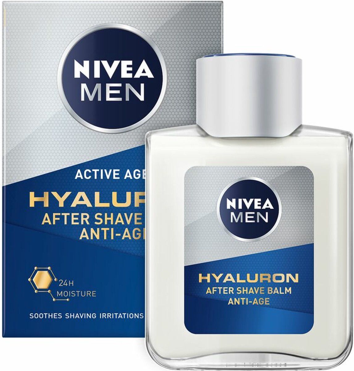 6x  Men Anti-Age Hyaluronzuur After Shave Balm 100 ml